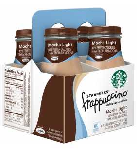 Starbucks Frappuccino Mocha Light Coffee Drink, 9.5 Fl. Oz., 4 Count