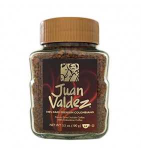 Juan Valdez 100% Colombian Freeze Dried Instant Coffee, 3.5 Oz