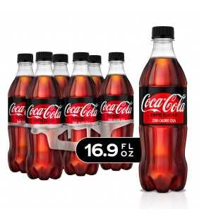 Coca-Cola Zero Sugar Diet Soda, 16.9 Fl Oz, 6 Count