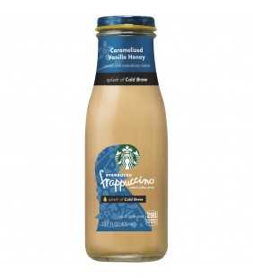 Starbucks Frappuccino Caramelized Vanilla Honey Chilled Coffee Drink, 13.7 oz Bottle