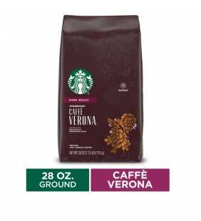 Starbucks Dark Roast Ground Coffee â CaffÃ¨ Verona â 100% Arabica â 1 bag (28 oz.)