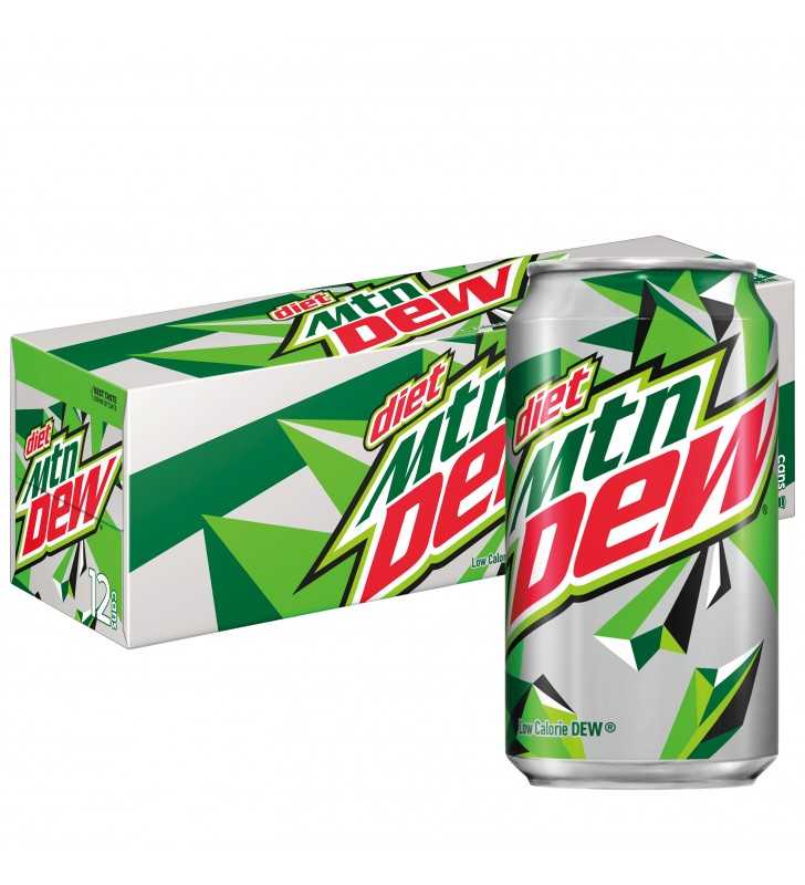 Diet Mountain Dew, 12 oz Cans, 12 Count