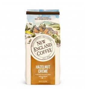 New England Coffee Ground Coffee, Hazelnut Creme, 11 Oz