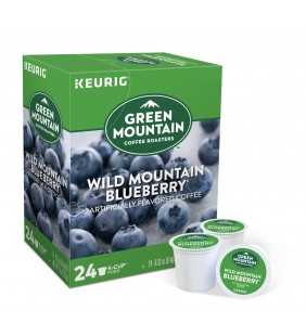 Green Mountain Coffee Wild Mountain Blueberry Flavored K-Cup Pods, Light Roast, 24 Count for Keurig Brewers