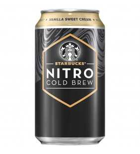 Starbucks Nitro Cold Brew, Vanilla Sweet Cream, 9.6 oz Can