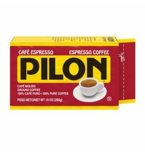 Pilon Espresso, 100% Arabica Coffee, 10-Ounce Brick
