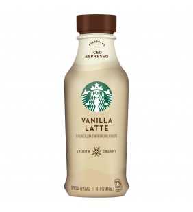 Starbucks Vanilla Latte Iced Espresso, 14 fl oz
