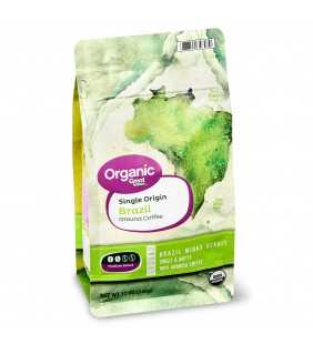 Great Value Organic Single Origin Brazil Ground Coffee, 12 oz