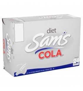 Sam's Cola Diet Soda, 12 fl oz, 24 count