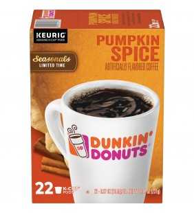 Dunkin' Donuts Pumpkin Spice K-Cup Coffee Pods, 22 Count For Keurig and K-Cup Compatible Brewers