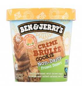 Ben & Jerry's Crème Brûlée Cookie Non-Dairy Frozen Dessert, 16 oz