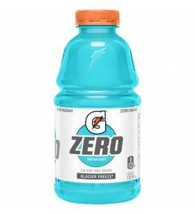 Gatorade G Zero Thirst Quencher, Glacier Freeze, 32 oz Bottle