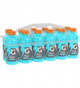 Gatorade Frost Thirst Quencher Sports Drink, Glacier Freeze, 12 oz Bottles, 12 Count