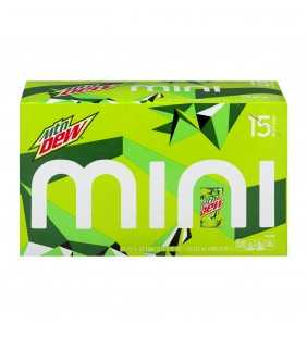 Mtn Dew Mini Cans - 15 CT