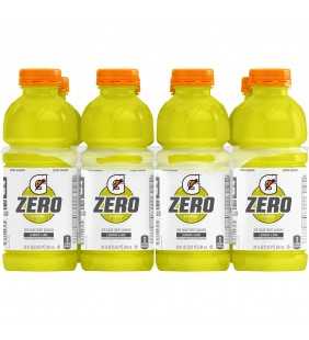 (8 Count) Gatorade G Zero Thirst Quencher, Lemon Lime, 20 fl oz