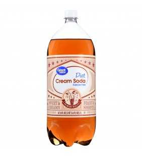 Great Value Diet Cream Soda, 2 L
