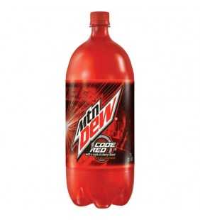 Mountain Dew Code Red Cherry Flavor Soda 2L Plastic Bottle