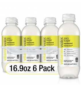 vitaminwater zero squeezed, electrolyte enhanced water w/ vitamins, lemonade drinks, 16.9 fl oz, 6 Pack