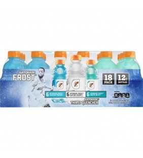 (18 Count) Gatorade Frost Thirst Quencher Sports Drink, Variety Pack, 12 fl oz