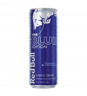 (1 Can) Red Bull Energy Drink, Blueberry, 12 Fl Oz, Blue Edition