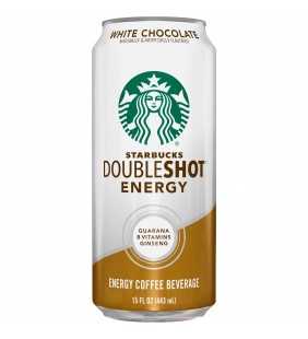 Starbucks Doubleshot Energy White Chocolate Fortified Energy Coffee Drink, 15 fl oz